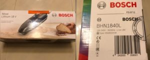 Boîte du Bosch BHN1840L