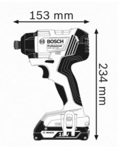 Dimensionnement du Bosch Professional 06019G5100