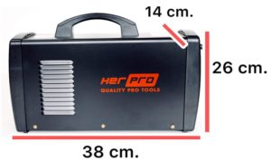 Dimension du HERPRO Inverter professionnel IGBT 200 A