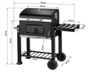 Dimension du Barbecue à charbon Tectake Aa-2q1p7d4f