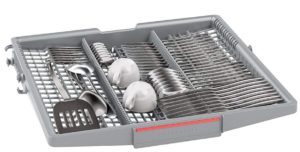 Le bac des assiettes du Lave-vaisselle Bosch Série 6 XXL SBV6ZCX49E