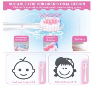 Brosse à dents électrique OTraki adapté à la conception orale des enfants