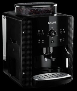 Vue de côté du Krups Espresso Full Auto YY8125FD