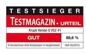 Certificat de sorti magasin du Sorbetière Krups GVS2