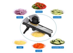 Les différentes légumes traités par Mandoline MILcea KC1051