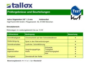 La fiche technique du Tallox TA3X8P13H523C