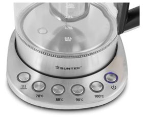 Vue bouton de commande du Machines à thé Suntec WAK-8496