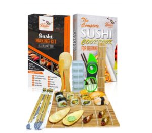 Vue d'ensemble du Kit Sushi Maki Complet en Bambou