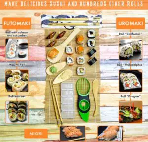 Usage du Kit Sushi Maki Complet en Bambou