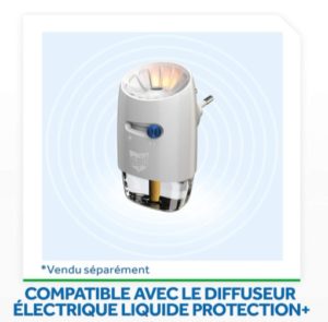 Appareil compatible avec le 2 Diffuseurs electrique liquide anti-moustiques Raid