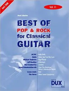 Best Of Pop & Rock for Classical Guitar Vol 11 n1