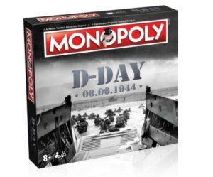 Vue de côté du Monopoly D-DAY