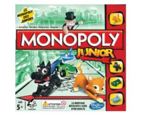 Vue de face du Monopoly Junior