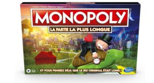 Vue de face du Monopoly La Partie La Plus Longue