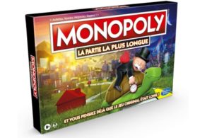 Vue de côté du Monopoly La Partie La Plus Longue