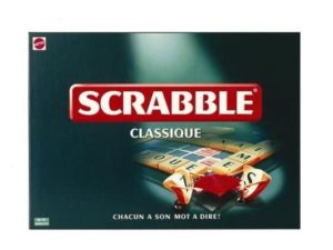 Vue de face du Scrabble
