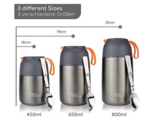 Thermos alimentaire 450 ml – MILU n4