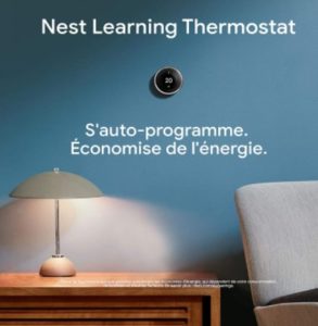 Usage du Thermostat Google Nest Learning