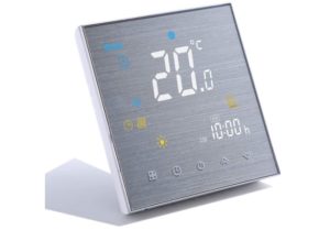 Vue de côté du Thermostat pour le chauffage – Qiumi