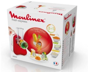 Boîte du Coupe-légumes Moulinex 3en1 DJ753510