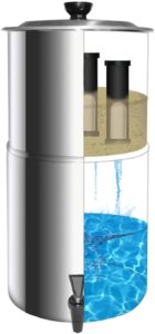 Lixa-da Seau de filtration d’eau par gravité 11L n5