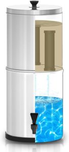 Caractéristique du Lixa-da Système de filtre à eau par gravité