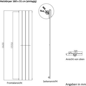 Dimension du Radiateur à eau chaude panneau monocouche-Sogood
