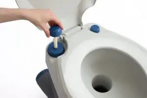 Utilisation du WC portable-Campingaz