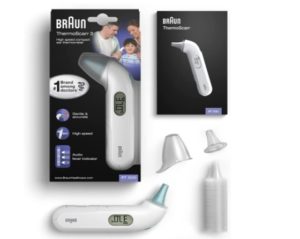 Accessoires fournis avec Braun Thermoscan 3