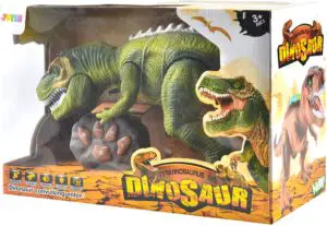 Boîte du Dinosaure T-Rex avec des yeux brillants Joyin Led