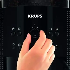 Panneau de commande de la Machine à café à grain Krups Essential noire