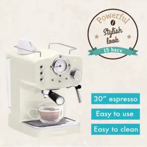 Caractéristiques de la Machine à café expresso et cappuccino Oursson