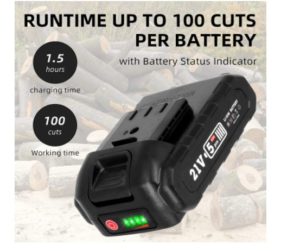 Batterie du Pafieo Mini Tronçonneuse à batterie 6 pouces