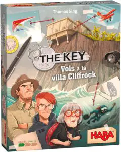 Coffret du jeu The Key : Vols à La Villa Cliffrock