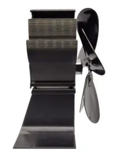 Vue de profil du Ventilateur silencieux à 5 pales pour poêles à bois