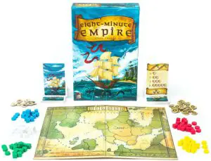 Vue d'ensemble du jeu Huit minutes pour un Empire