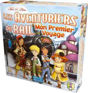 Emballage du jeu Les Aventuriers du Rails,Mon Premier Voyage