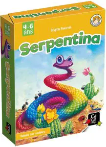 Vue de profil du jeu Serpentina