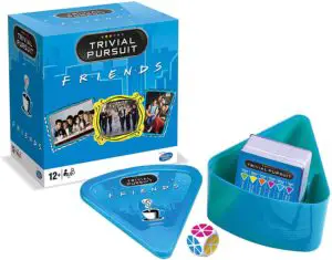 Vue d'ensemble du jeu Trivial Pursuit Friends-Format Voyage