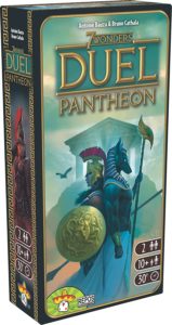 Coffret du jeu 7 Wonders Duel-Extension,Panthéon