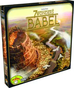 Coffret du jeu 7 Wonders-Extension,Babel