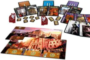 Vue d'ensemble du jeu 7 Wonders-Extension,Cities