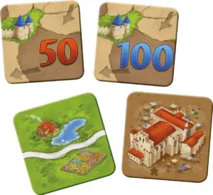 Cartes du jeu Carcassonne-Extension 1 Auberges et Cathédrales