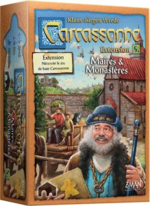 Emballage du jeu Carcassonne-Extension 5 Maire et Monastères