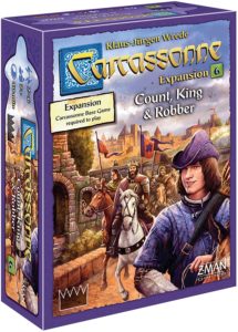 Emballage du jeu Carcassonne-Extension 6 Comte, Roi et Brigand