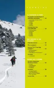 Sommaire du livre Le Ski de rando-Débuter et se perfectionner