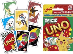 Vue d'ensemble du jeu Uno Pokémon