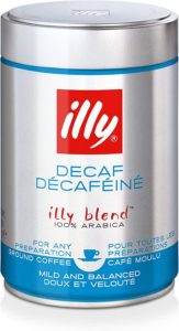 Café moulu espresso décaféiné Illy