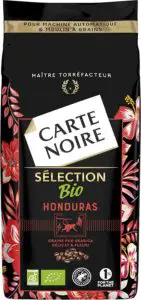Vue de face du café Carte Noire Sélection Honduras