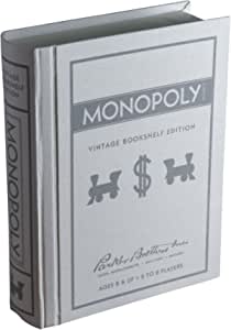 Vue de profil du Monopoly Bibliothèque Vintage